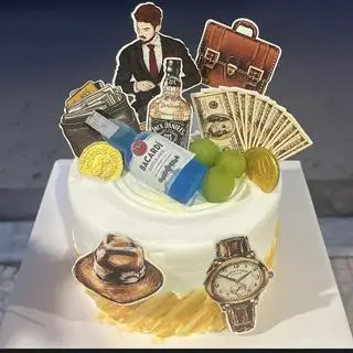 Hình ảnh bánh kem sz16cm cho nam 