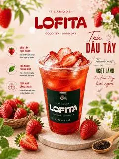 Hình ảnh Trà dâu tây