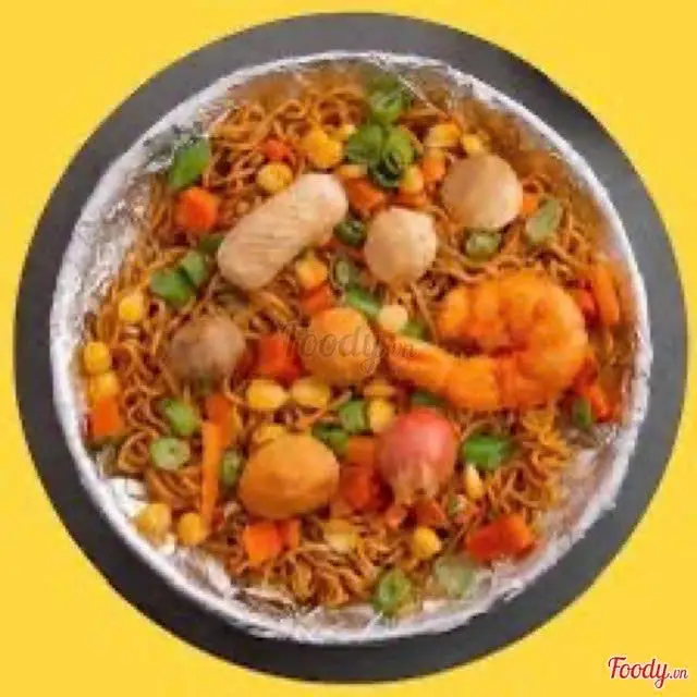 Hình ảnh Mỳ cốc trộn indomi tôm hình