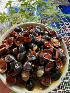 Hình ảnh 1/2 kg ốc dừa trung ( xào bơ tỏi ) 