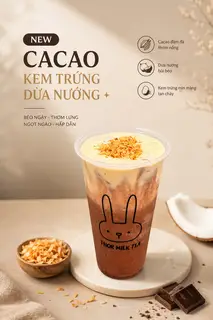 Hình ảnh Cacao kem trứng dừa nướng