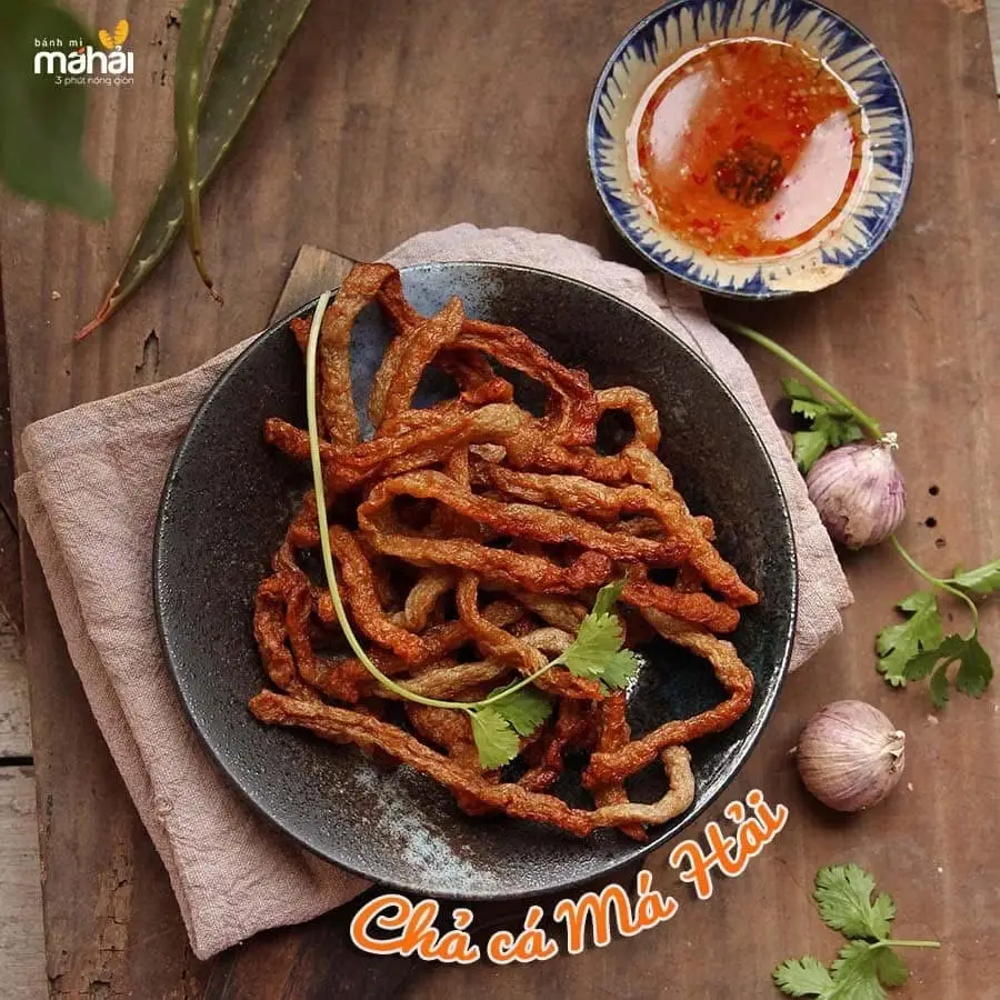 Hình ảnh Chả cá sợi chiên - 200gram tặng 1 ổ bánh mì không