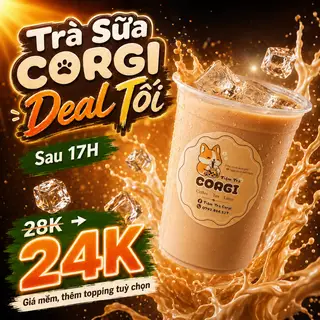 Hình ảnh TRÀ SỮA CORGI DEAL TỐI - TỪ 24K