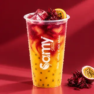 Hình ảnh Trà Chanh Dây Atiso Đỏ Ngâm Lạnh - Bán Chạy