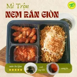 Hình ảnh Mì Trộn Indomie Nem Rán Giòn 