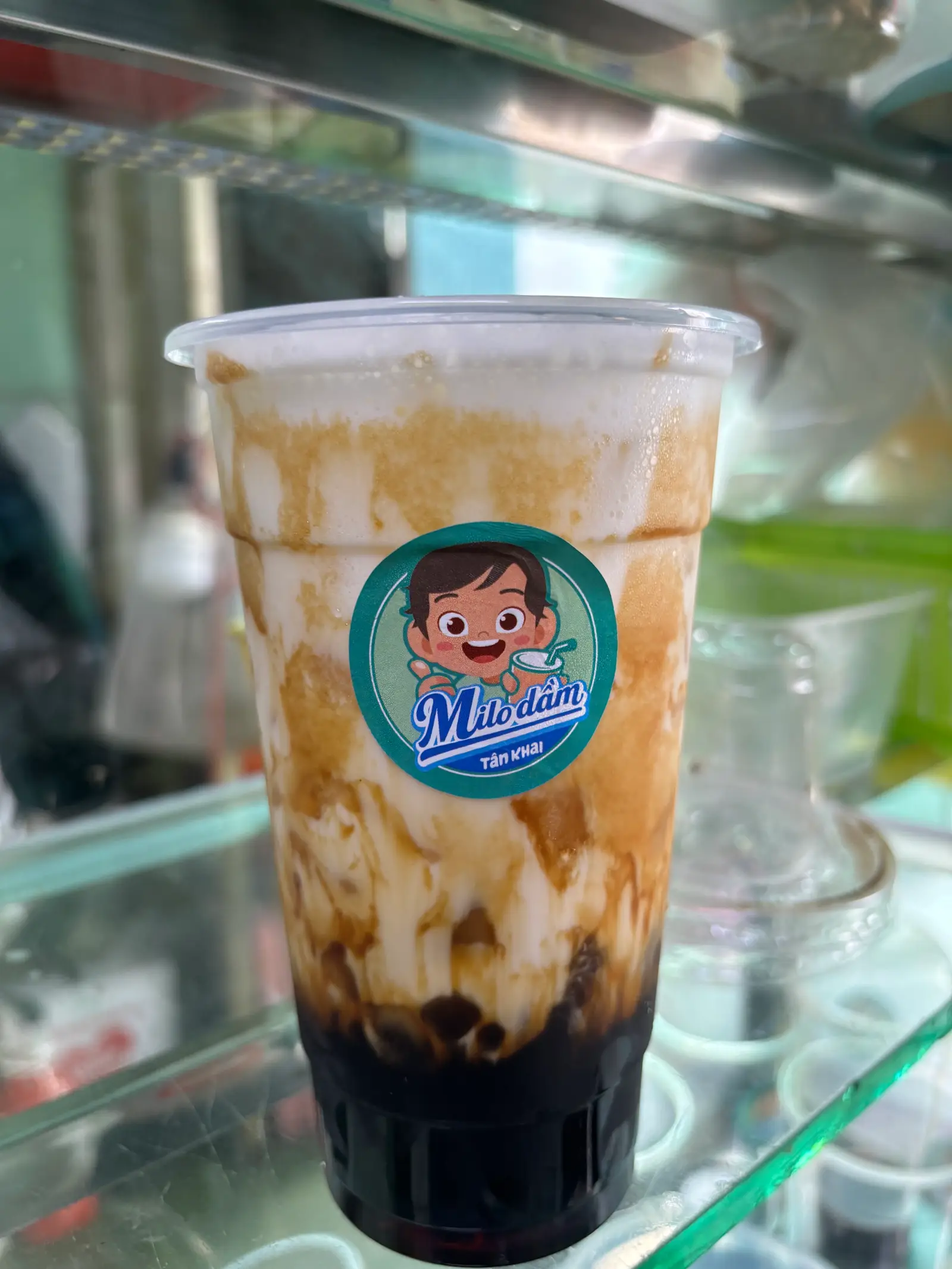 Hình ảnh Sữa tươi trân châu đường đen 