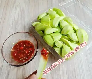 Hình ảnh Xoài Non Cát Chu cắt sẵn 850gr