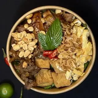 Hình ảnh Bún nước tương đầy đủ