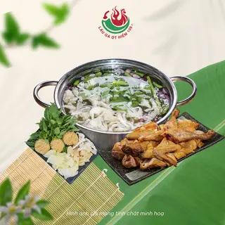Hình ảnh Lẩu Gà Lá É - Gà Ta Thả Vườn nguyên con (Gà chiên)