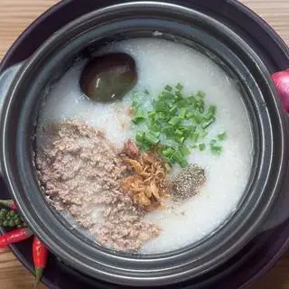 Hình ảnh cháo thịt bằm bắc thảo