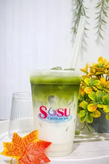 Hình ảnh OLONG MATCHA LATTE 700ML-SOSU