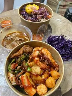 Hình ảnh Mỳ ba chỉ bò cuộn nấm kim châm