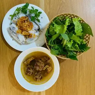 Hình ảnh Bánh cuốn thịt nướng