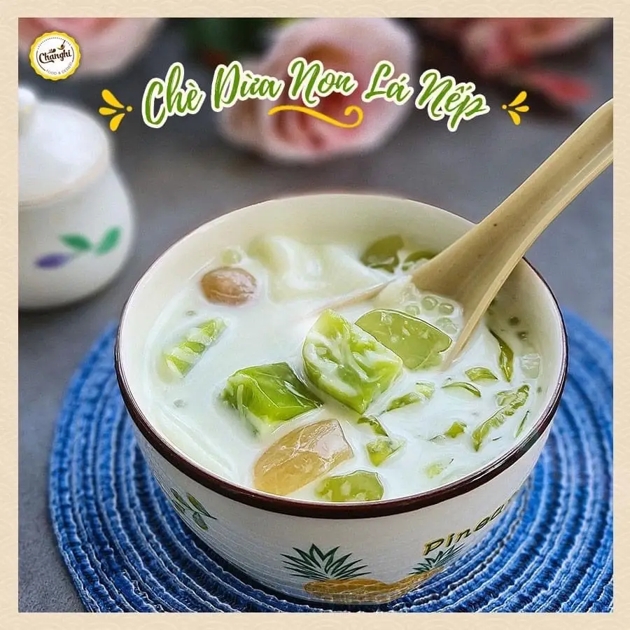 Hình ảnh chè dừa non thái Lan 