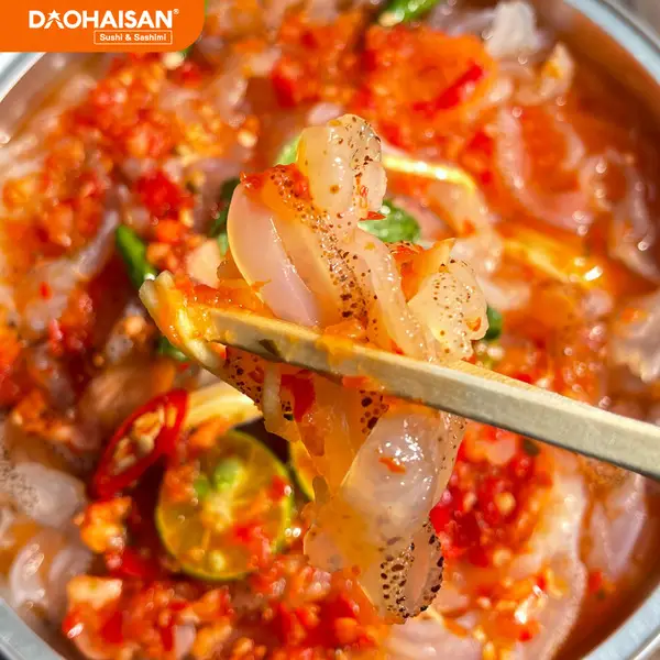 Hình ảnh Sứa biển sốt thái chua cay