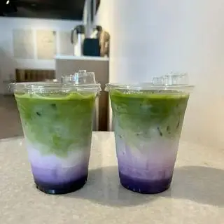 Hình ảnh Matcha khoai môn latte 