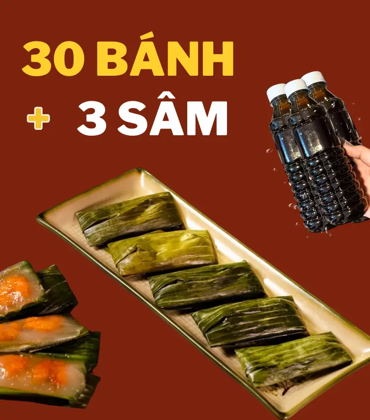 Hình ảnh Hộp 30 Bánh + 3 Sâm Lạnh