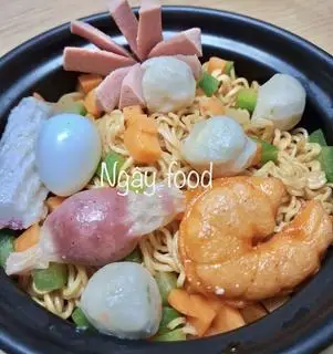 Hình ảnh Mì trộn fulltoping 2 gói