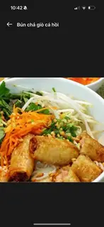 Hình ảnh Bún chả giò nhân cá hồi 