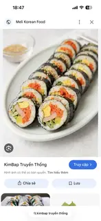 Hình ảnh Kimbap truyền thống