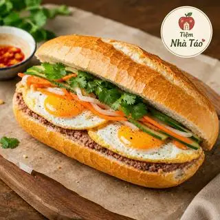 Hình ảnh Bánh Mì 2 Trứng 