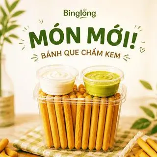 Hình ảnh Bánh que chấm kem