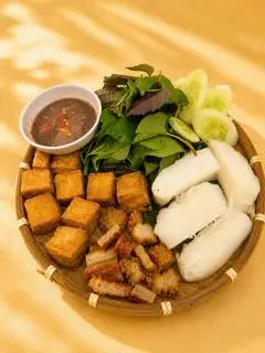 Hình ảnh Bún đậu chả cốm + nem