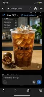 Hình ảnh Trà La Hán Lý 700ml (có đá)