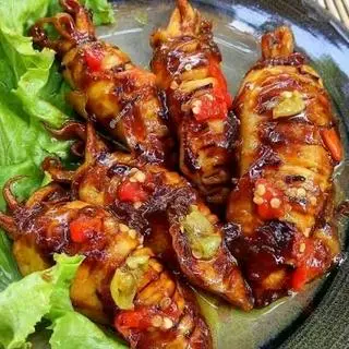 Hình ảnh Mực Ống Chiên Nước Mắm