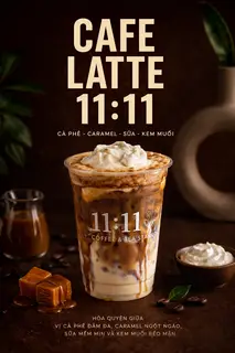 Hình ảnh Cafe latte 11:11