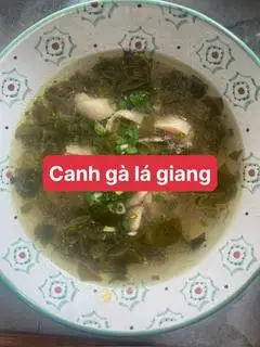 Hình ảnh canh gà lá giang