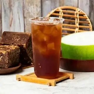 Hình ảnh hồng trà bí đao hạt chia