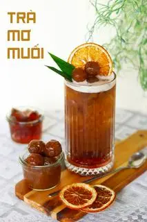 Hình ảnh Combo Trà Mơ + Dưa Lưới, Tặng Ly Trà Tắc 17k