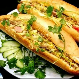 Hình ảnh bánh mì patê trứng 
