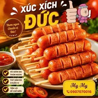 Hình ảnh Xúc xích Đức nướng