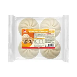 Hình ảnh Bánh Bao Yến Mạch Gà Nấm Phô Mai (Gói 4 cái)