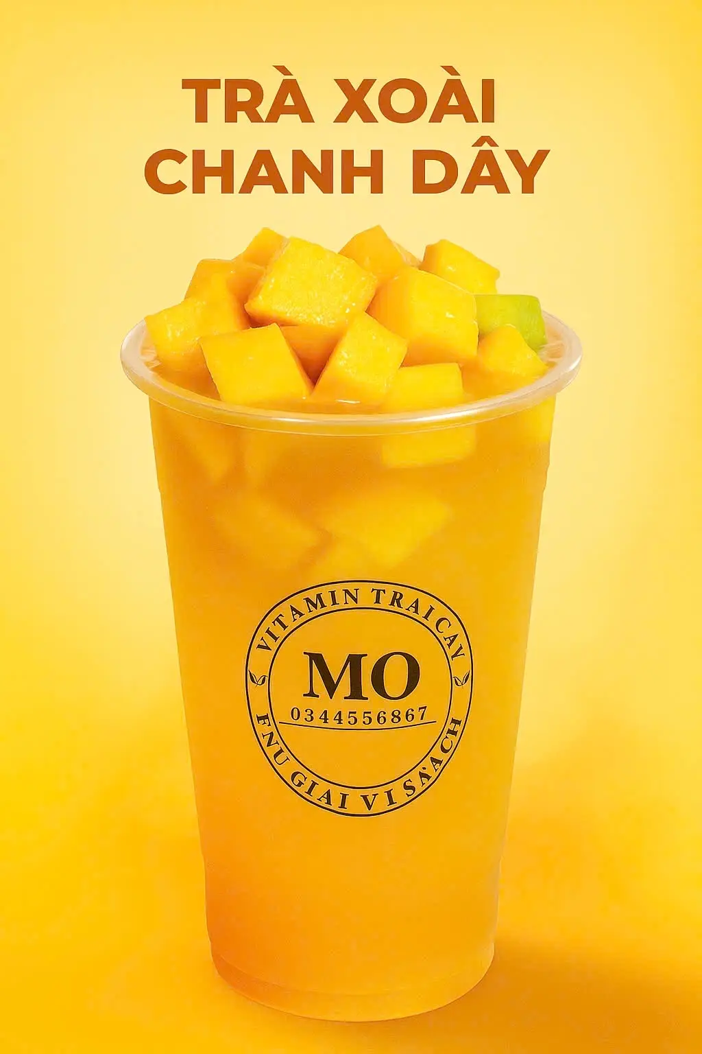 Hình ảnh Trà Xoài Chanh Dây