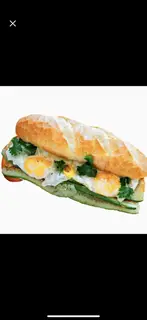 Hình ảnh Bánh mì 2trứng ốp la