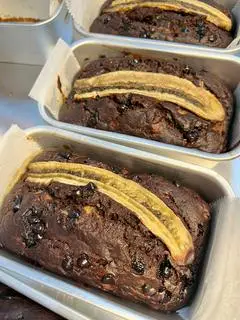 Hình ảnh Bánh chuối Cacao Chocolate chip " ít đường "