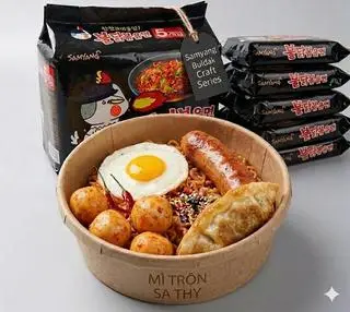 Hình ảnh Mì Sam Yang Full Topping