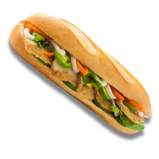 Hình ảnh combo bánh mì chả+trứng+trà tắc 