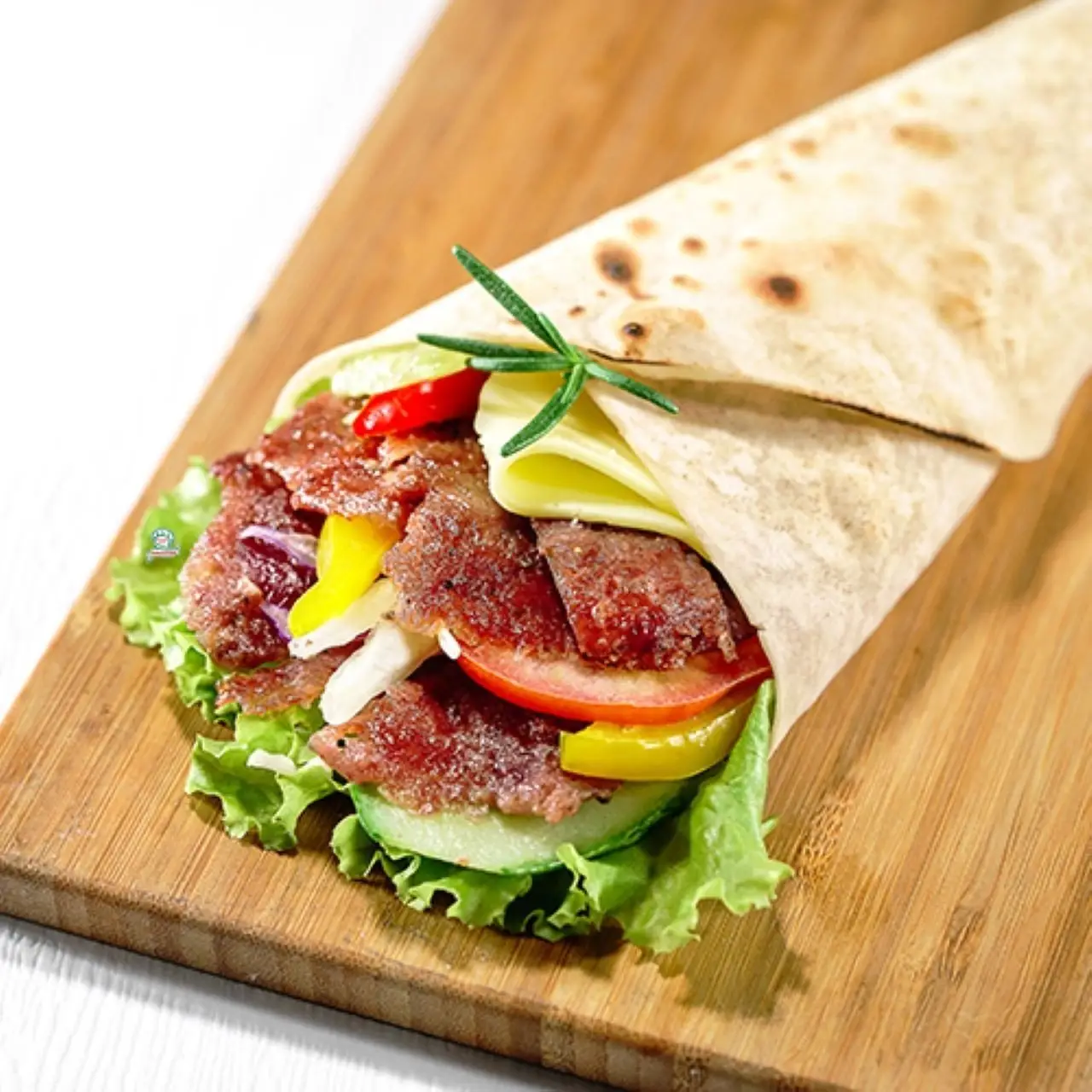Hình ảnh Kebab cuộn thịt bò Úc đặc biệt - phô mai