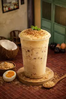 Hình ảnh Trà Sữa Kem Trứng Dừa Nướng