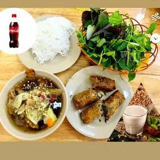 Hình ảnh Combo 1 suất bún chả - 1 nem - 1 nước