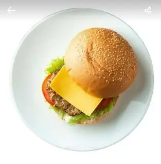 Hình ảnh hamburger heo phomai
