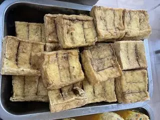 Hình ảnh cơm tàu hủ chiên xả