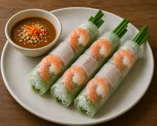 Hình ảnh combo 3 gỏi cuốn tôm thịt