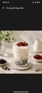 Hình ảnh Ô Long Quế Hoa Sữa