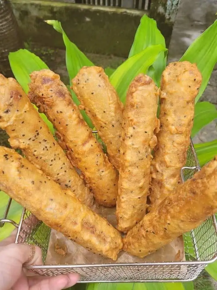 Hình ảnh 10 chuối chiên mè đen