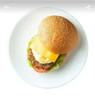 Hình ảnh hamburger tôm trứng 